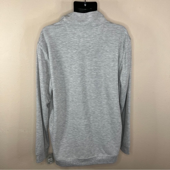 XL NEW George Light Grey Pullover Men’s Jacket Stretch Zip Collar  Outdoor Golf - Picture 5 of 10